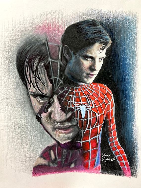 Spider-man Drawing Print - Etsy Ireland Spider-man Drawing Print - Etsy Ireland