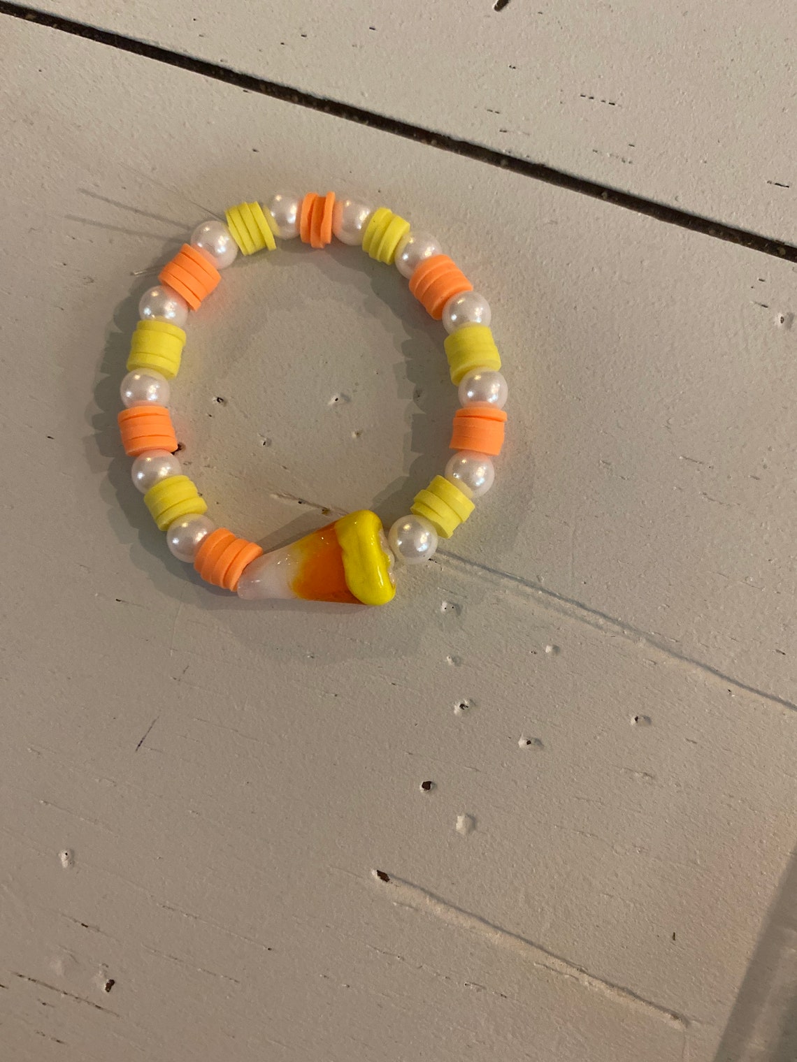 Candy Corn Bracelet Etsy