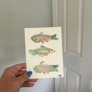 Carte de voeux poisson