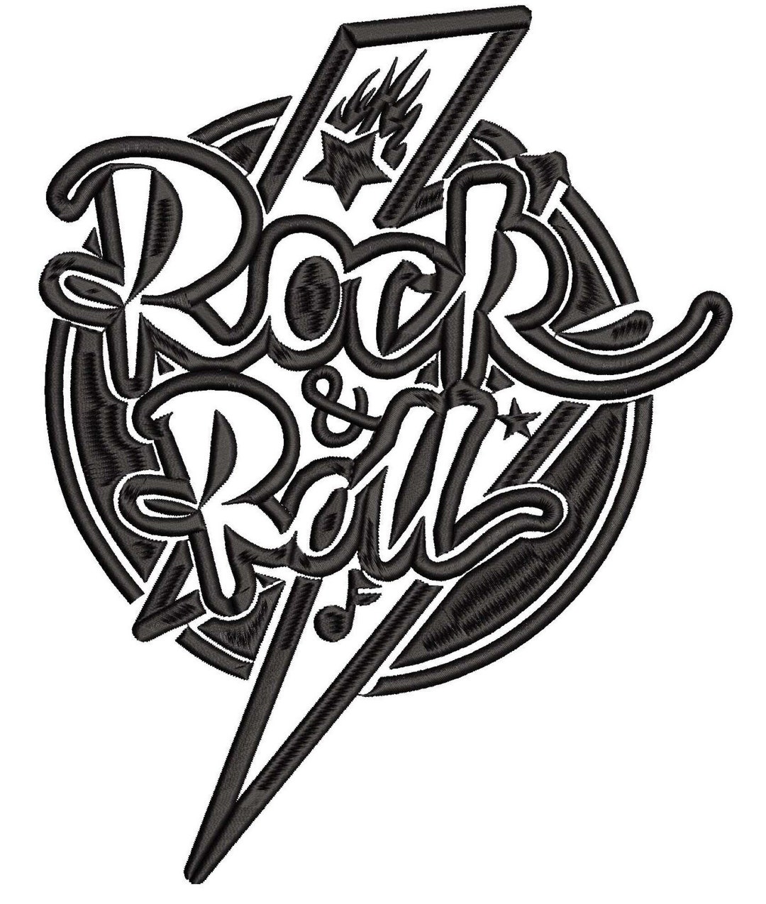 Rock & Roll Lettering - Rock Music Lover - Instant Download - Digital ...