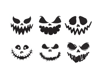 Halloween Scary-Cute Faces Pack – Machine Embroidery Design