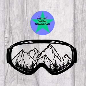 Lunettes de neige Montagne, Lunettes de ski Png, Lunettes de snowboard, Snowboard Mountain Clipart, Sports de neige, Ski Png,
