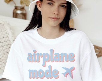PNG retro de modo avión, diseño de sublimación para vacaciones familiares (descarga digital)