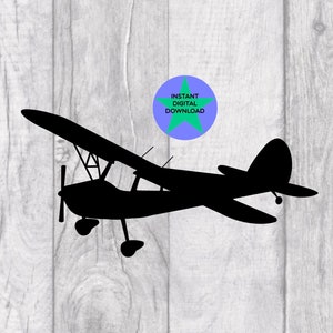 Cessna, Flugzeug, Flugzeug, fliegend, Silhouette, Cricut freundlich, Png-Datei.