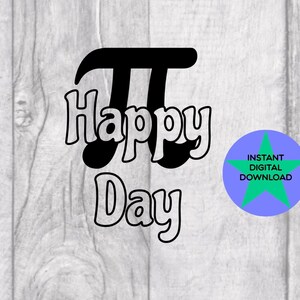 Pi Day, Happy Pi Day, Pi Symbol, griechischer Buchstabe, PNG & SVG, digitaler Download, kommerzielle Nutzung, transparenter Hintergrund