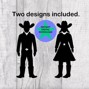 Toilet Cowboy, Badkamer Cowboy, Toilet Cowgirl, Badkamer Cowgirl, Cricut Vriendelijk, 2 Bestanden PNG & SVG, Digitale Download, Commerciële Licentie