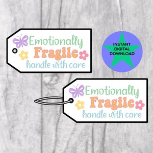 PNG emocionalmente frágil, sublimación de bondad, conciencia de salud mental, sublimación de camisetas, dibujado a mano, descarga digital, archivos 2PNG 300DPI