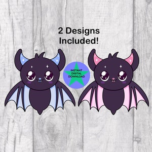 Uroczy nietoperz, nietoperz na Halloween, nietoperz kawaii, clipart nietoperza, uroczy nietoperz na Halloween, rysowany ręcznie, pobieranie cyfrowe, pliki PNG, wysoka jakość 300 DPI.