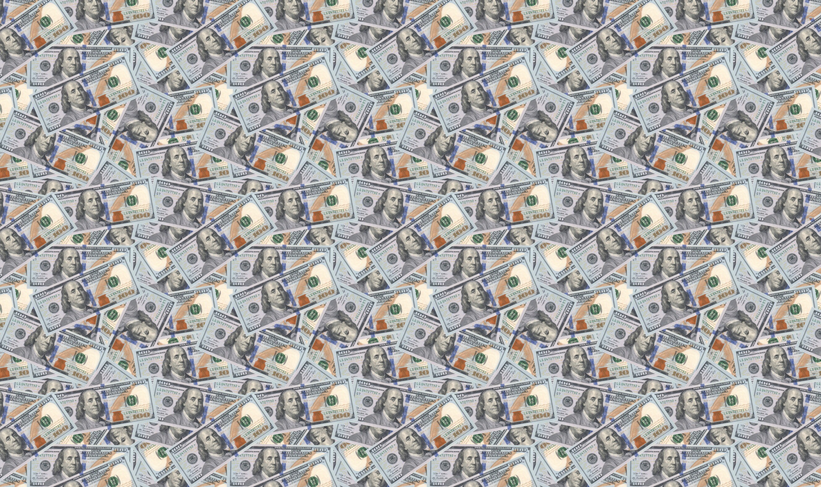 100 Dollar Bill Seamless Pattern – Money Background (digital Download ...