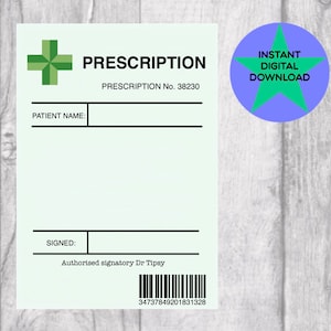 Fully Blank Prescription Label Png, Label, Prescription, Digital Download, Png.