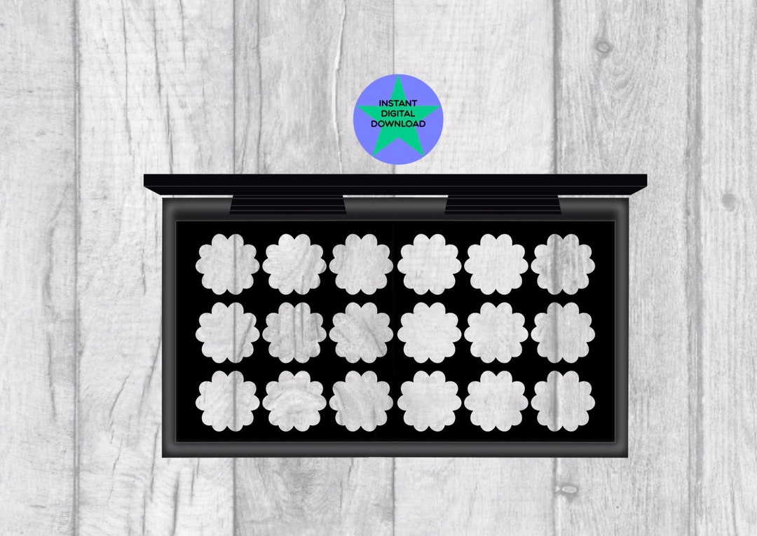 Procreate Makeup Palette, Tiktok Makeup Palette, Transparent Background, Commercial License