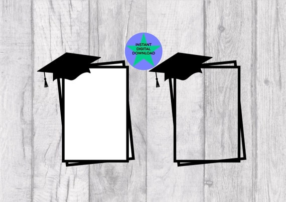 Graduation Frame, Graduation Paper, Instant Digital Download, 1 PNG Files With Transparent Background.