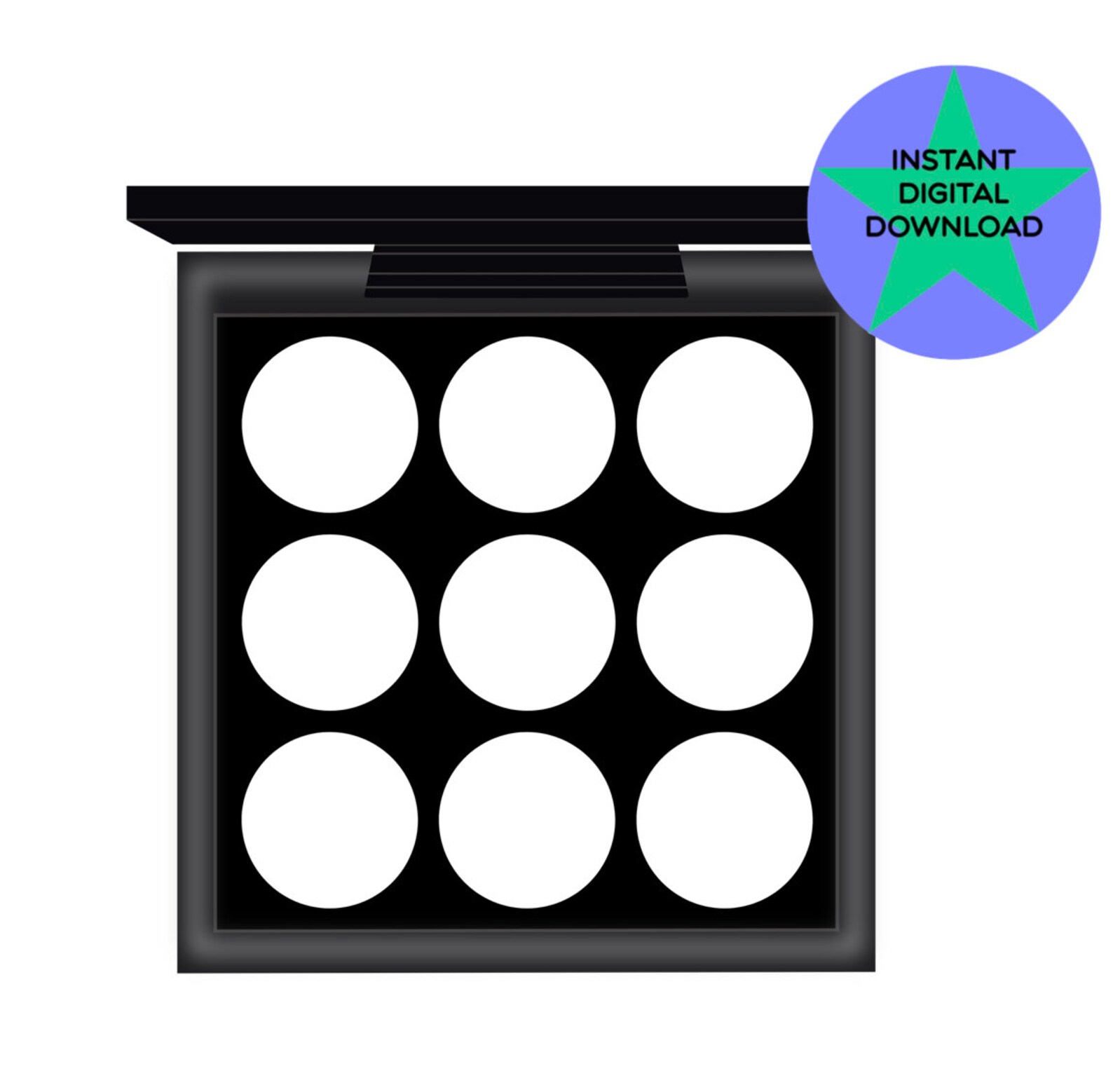 Procreate Makeup Palette Tiktok Makeup Palette Transparent Etsy