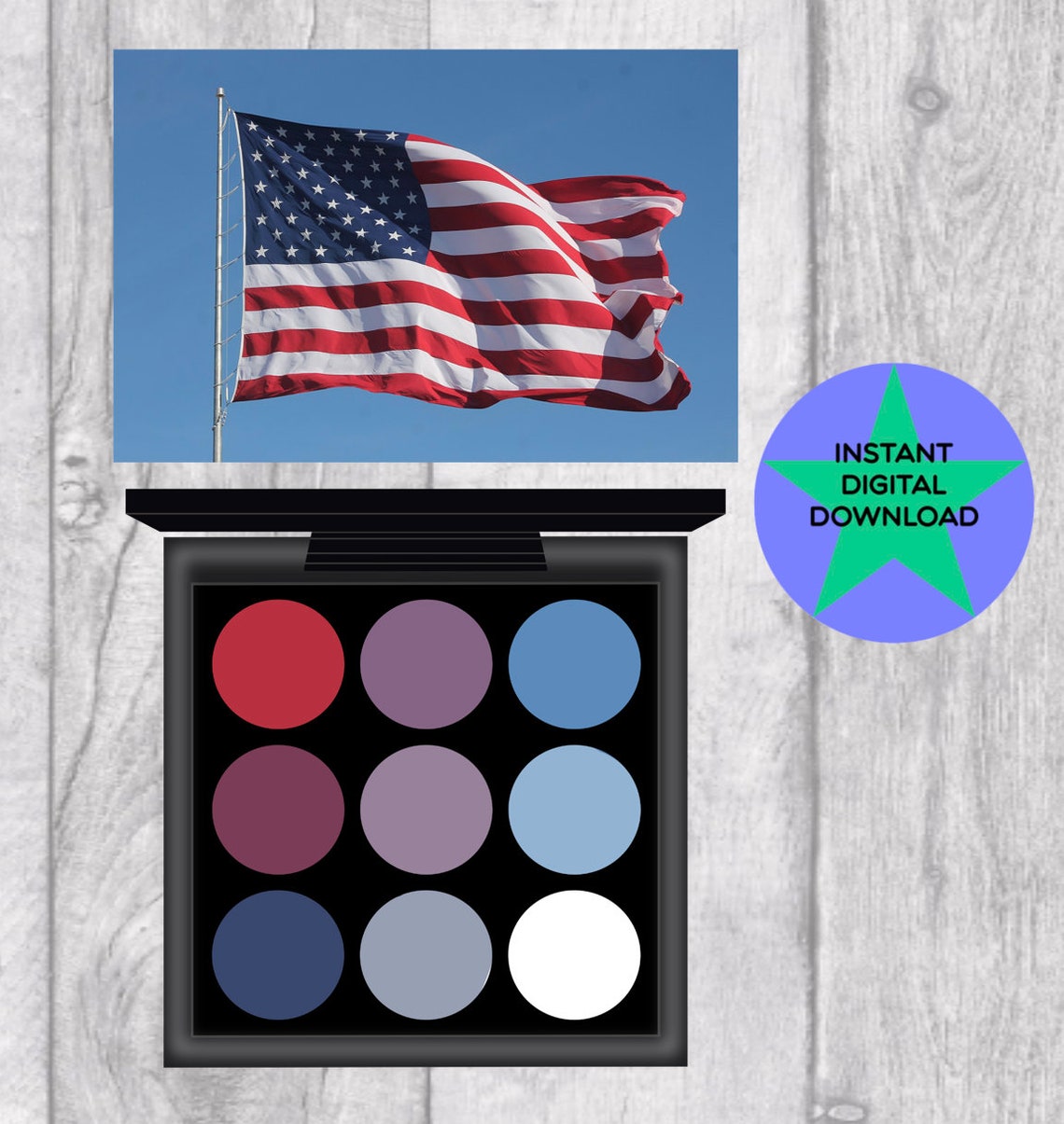 Procreate Makeup Palette Tiktok Makeup Palette Transparent Etsy