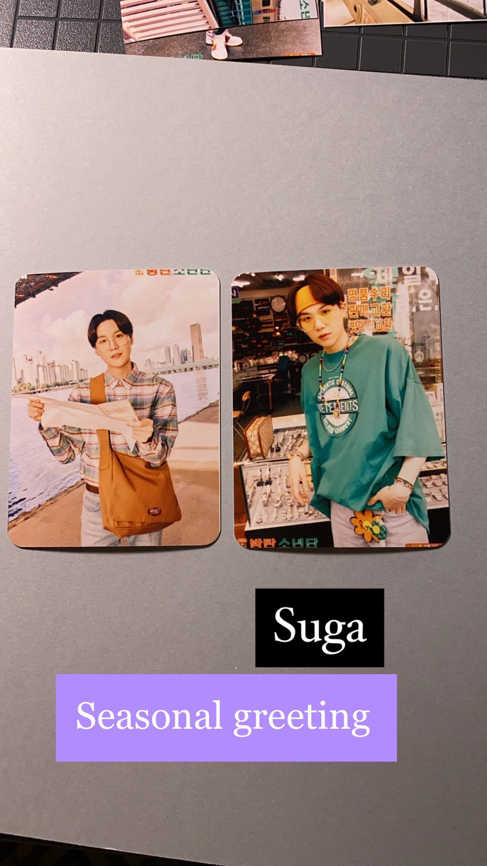 NEW BTS SUGA photocards Etsy