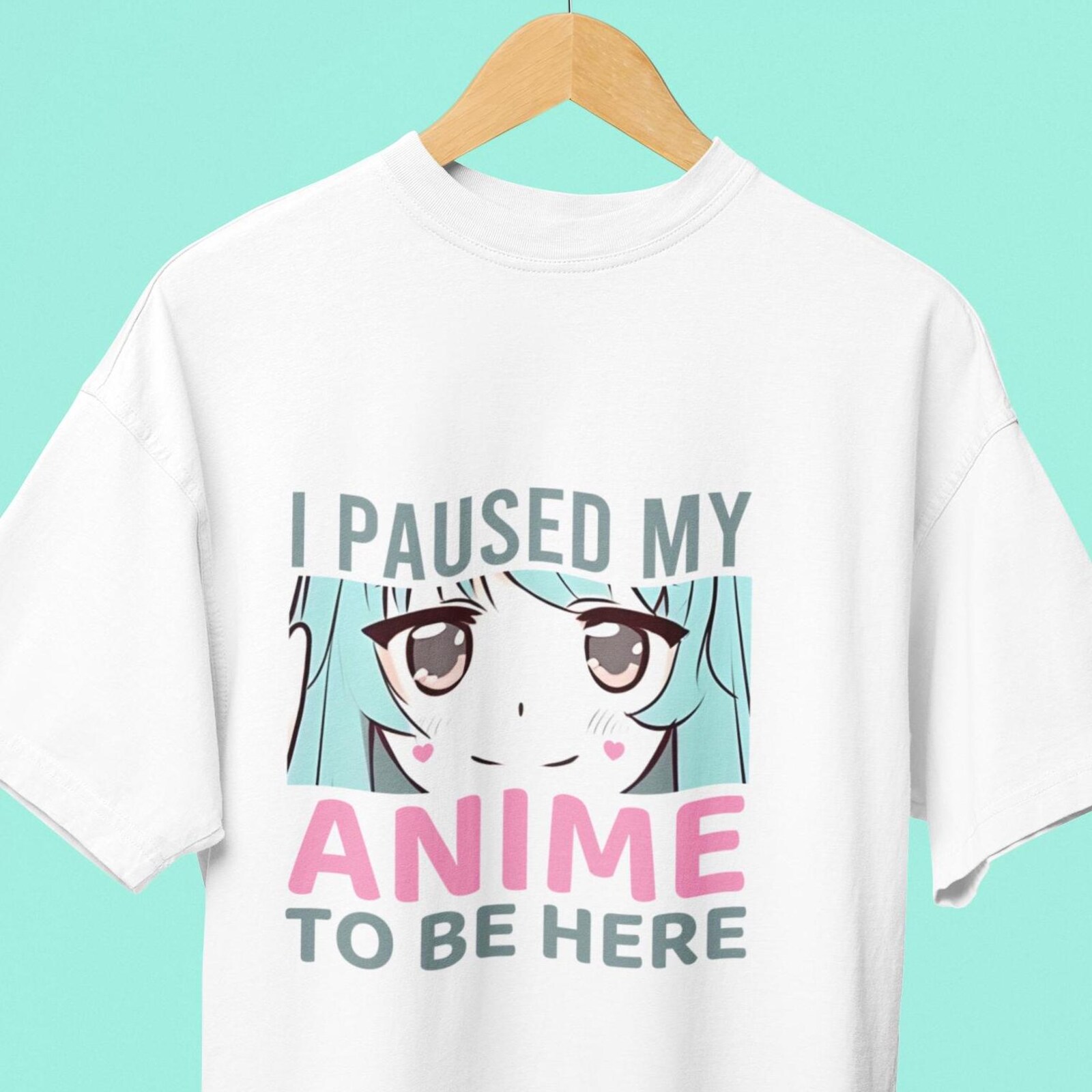 I Paused My Anime to Be Here Funny Anime T-Shirt – Perfect for Anime Lovers! For