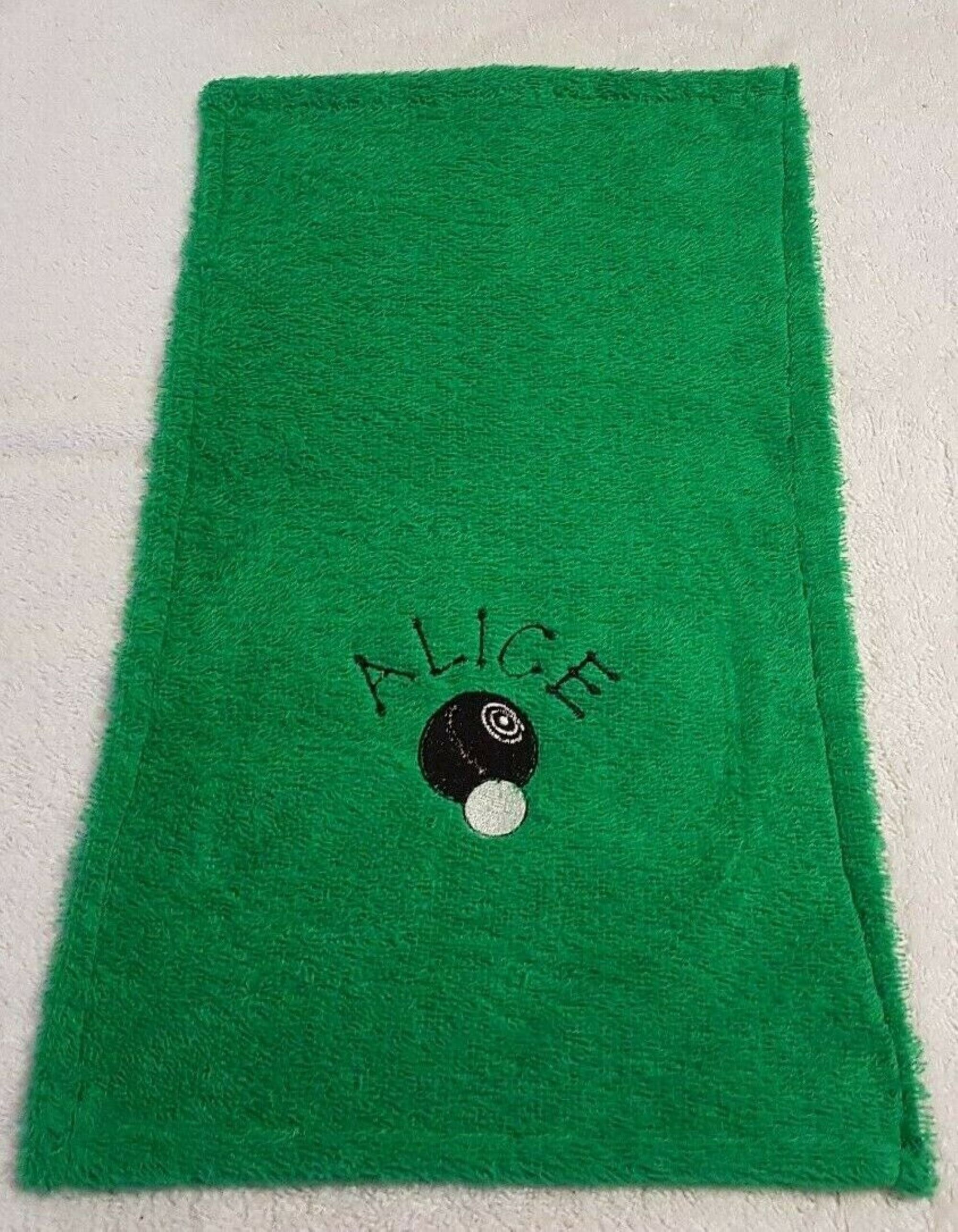 Personalised Lawn Bowls Towel Handmade 2 Colours Great Gift Etsy Ireland
