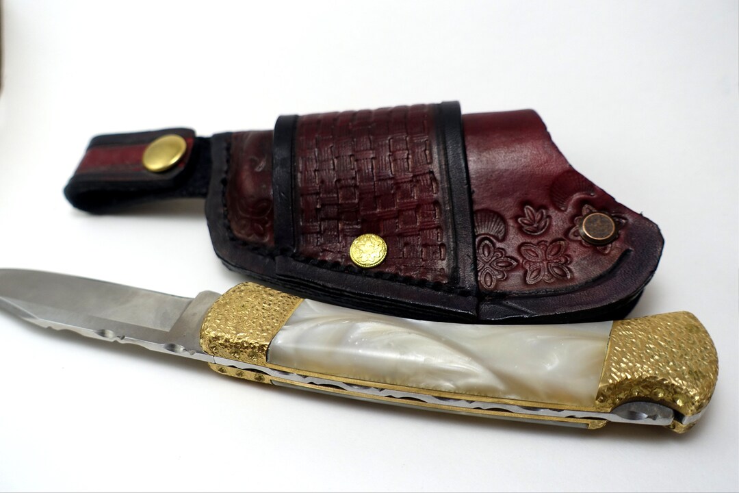 Rugged BUCK 110 Knife Sheath the Road Dog Handcrafted Quick Draw Knife Sheath for Your Next