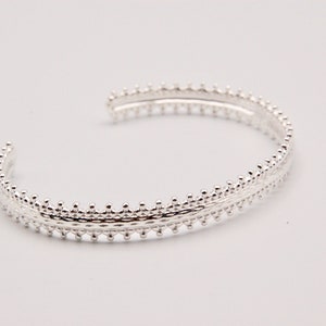 silver bangle image 5