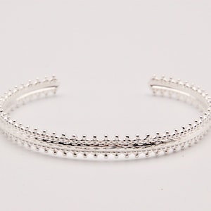 silver bangle image 1