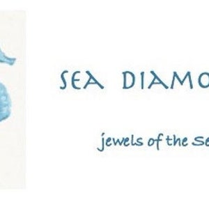 May include: A blue seahorse illustration with the text "SEA DIAMONDZ jewels of the sea & land".