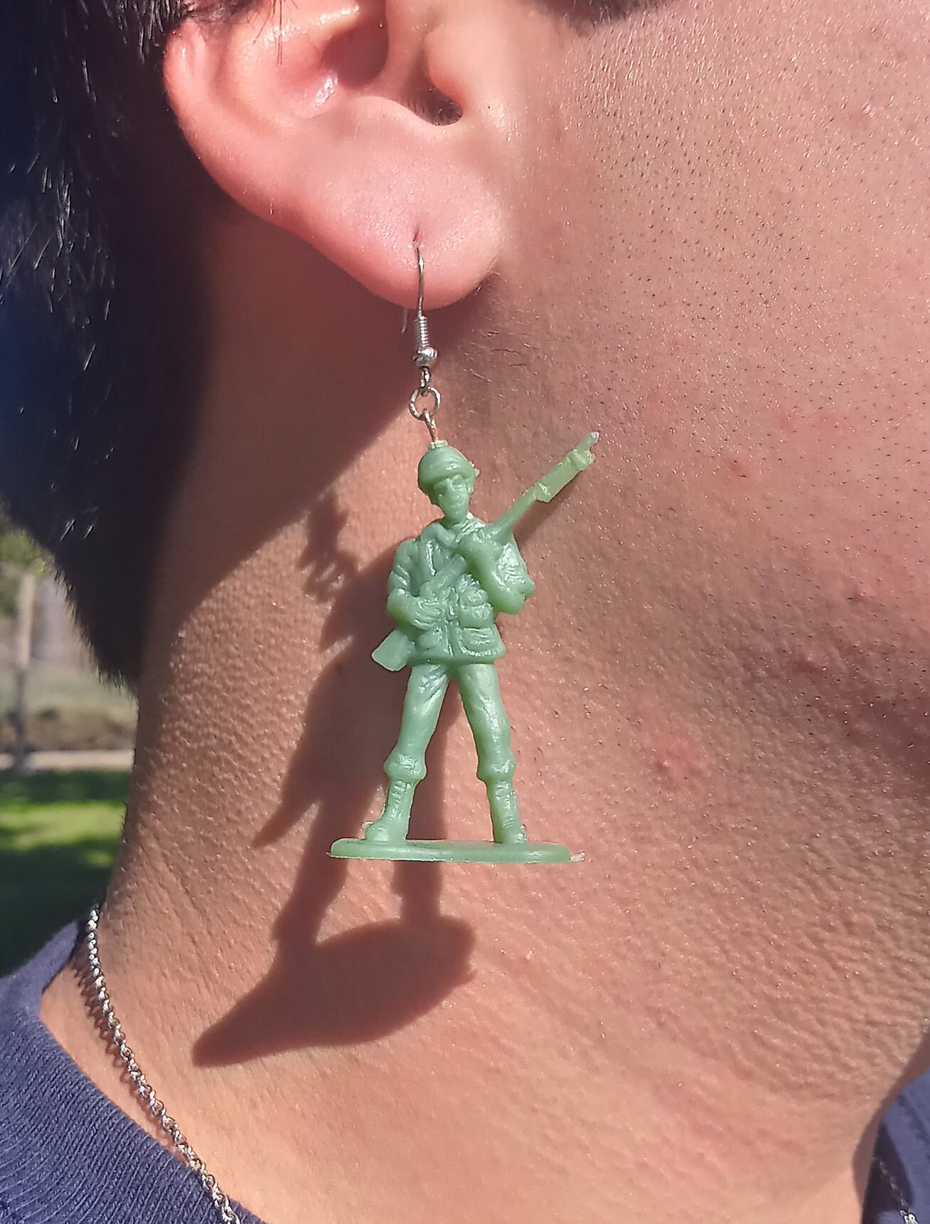 Army men earrings Etsy