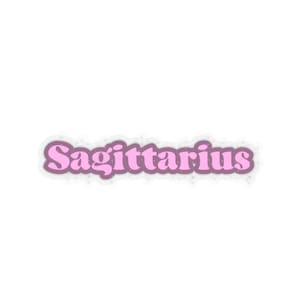 Sagittarius Horoscope Sticker, Horoscope Waterbottle Sticker, Zodiac Sticker for Laptop, Gift for Sag, Decal for Sagittarius Season KKA171