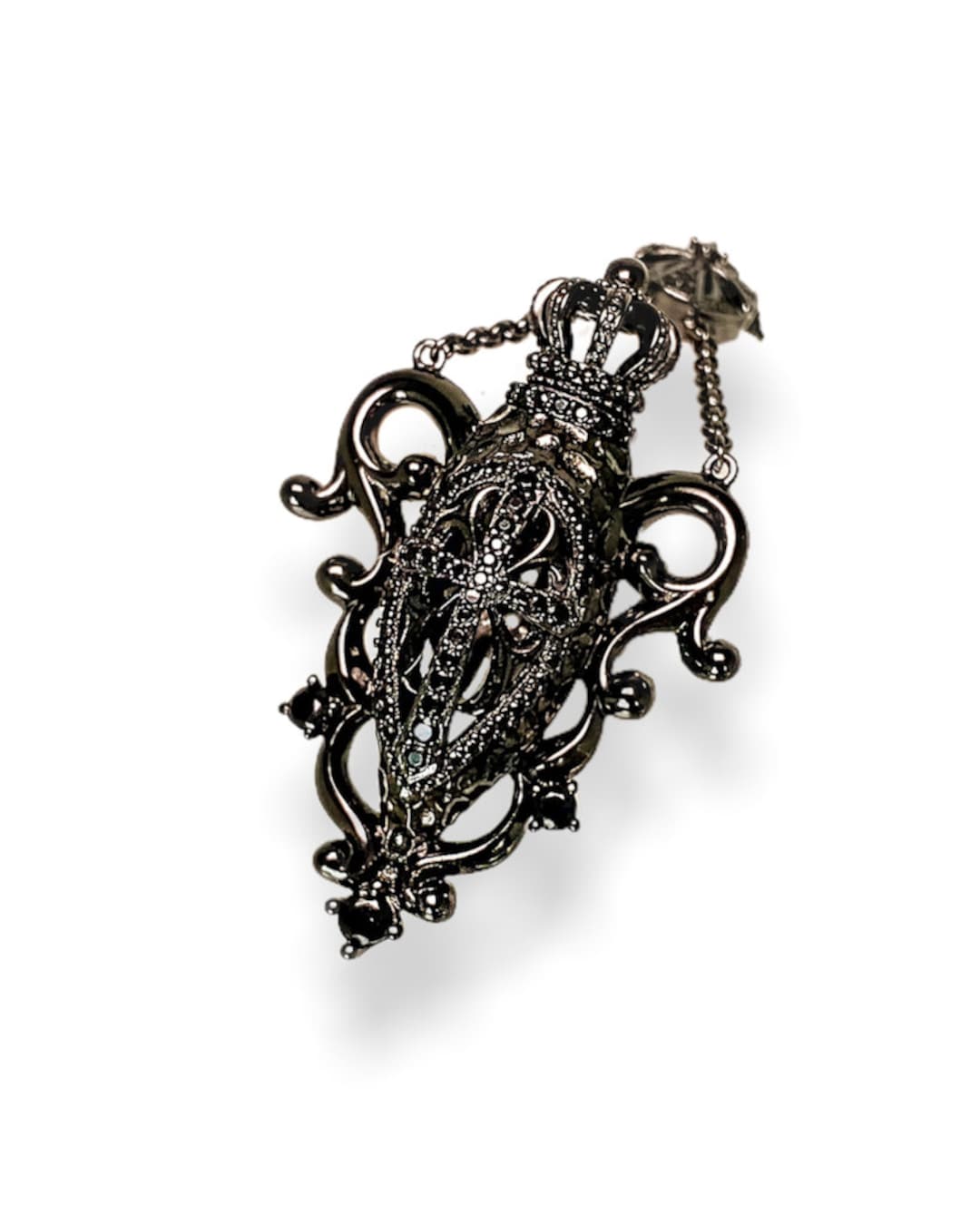 18K Gold Plated Sterling Silver Amphora Necklace: Gothic Perfume Holder - Etsy