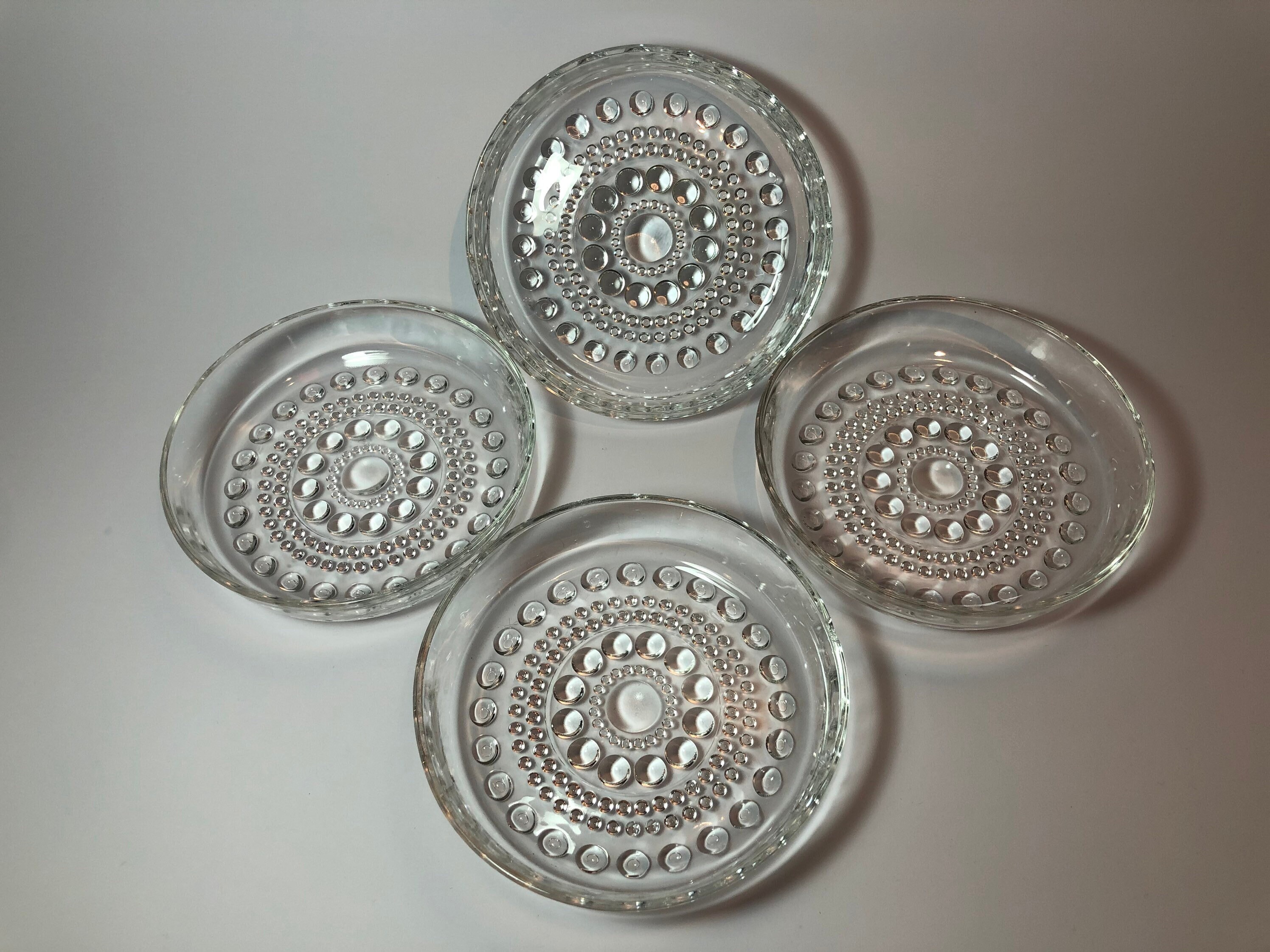 4x design bowls, in the style of Tauperle by Arabia, small bowls, design, set of 4, 14 cm
