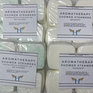 Aromatherapy Shower Steamers: 4 Pack Essential Oil Shower Bombs (Shipping Included) Bild 8