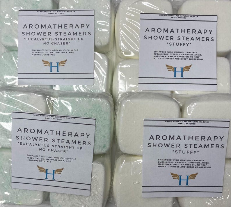 Aromatherapy Shower Steamers: 4 Pack Essential Oil Shower Bombs (Shipping Included) Bild 8