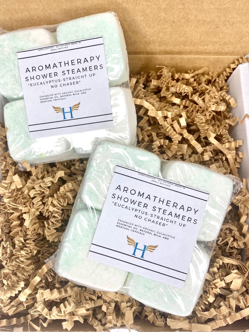 Aromatherapy Shower Steamers: 4 Pack Essential Oil Shower Bombs (Shipping Included) Bild 5
