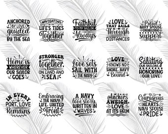 Proud Navy Wife, Navy Spouse, U.S. Navy, Military, Patriotic svg, dxf, svg, eps, png Bundles, Instant Printable, Cricut Silhouette Cut Files