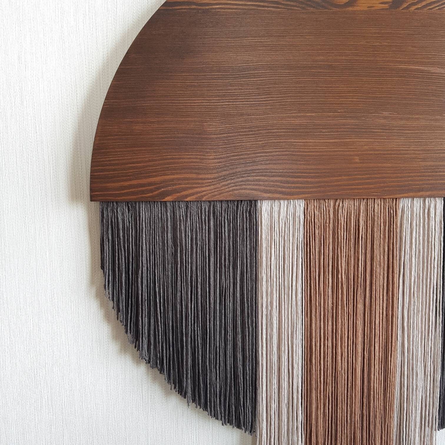 Woven Rope Art "the Pond No.31" Macrame Wall Hanging, Wall Art, Fiber BBD