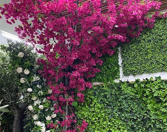 Artificial Bougainvillea Garland, Faux Bougainvillea Flower Garland, Bougainvillea Flower Indoor, Outdoor, Lux Flower Garland