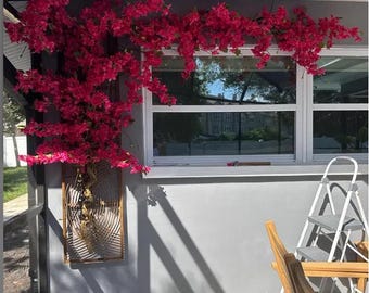 Decorate the gift,Artificial Bougainvillea Flower Arrangement, DIY Decorative Set, 3 Color Options, Event and Home Decor, Craft Supplies