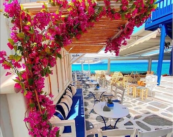 Customized Bougainvillea Set, Party Faux Flowers, Garden Decoration, Pool Decoration, Birthday Decoration, Best Gifts,floral decoration