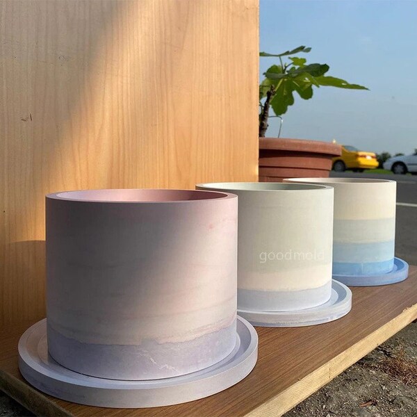 Concrete Planter Etsy