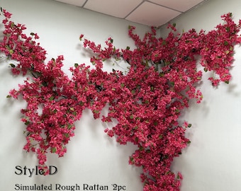 Halloween Faux Bougainvillea Decorations, Yard Decorations, DIY Bougainvillea Decorations,. | Wedding/Home Decoration | Bougainvillea Branch