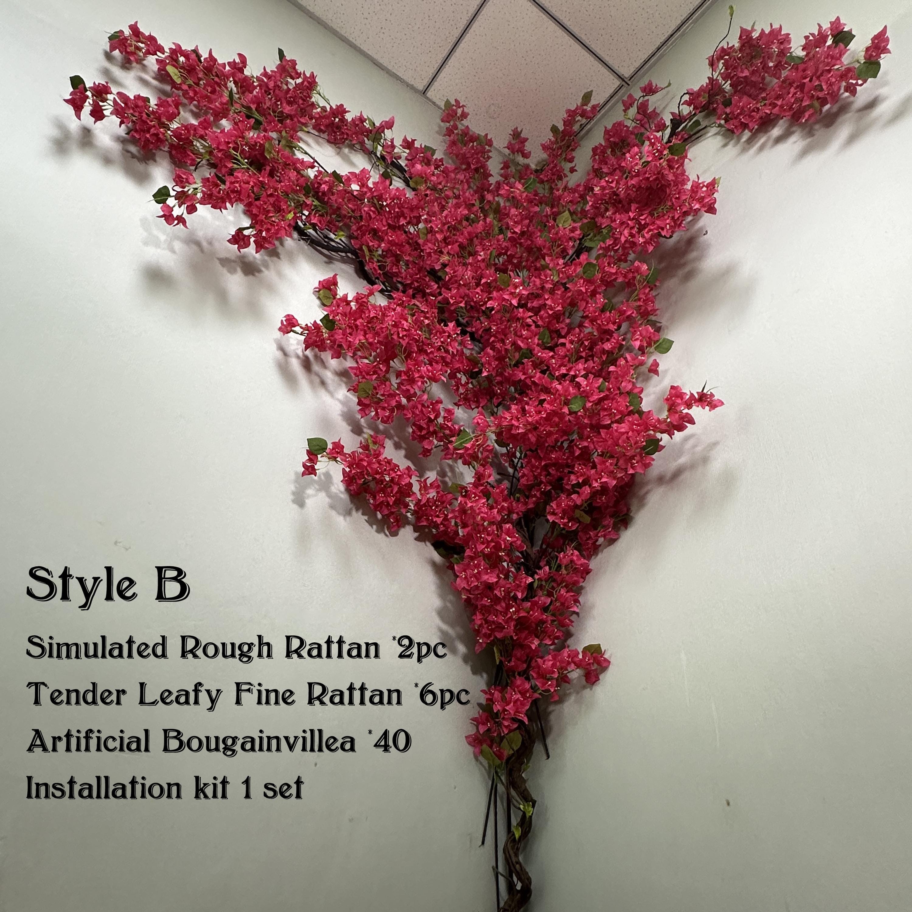 New Arrival Fake Flower Branch Silk Bougainvillea Artificial Flowers for Wedding