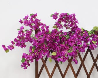 Customizable Large Bougainvillea Flower Arrangement, DIY Decorative Kit, 3 Color Options, Artificial Floral Setup for Home and Events