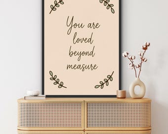 Motivational Quote Print, Inspirational Wall Art, Positive Affirmation