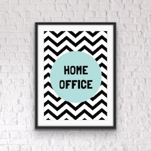 Home office print, home office poster, home office decor, office print, office prints, office decor, home working gifts
