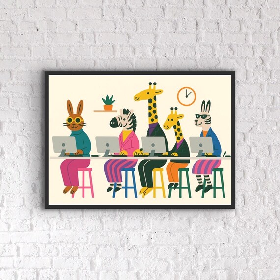 Funny office print, Funny office prints, Office prints, home office wall decor, funny wall decor, office wall art, wall art ideas