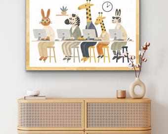 Funny office print, Funny office prints, Office prints, home office wall decor, funny wall decor, office wall art, wall art ideas