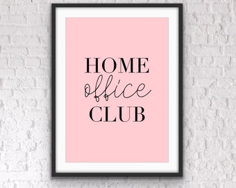 Office quote, office sign, office prints, home office print, home office ideas, office wall art, home working gift