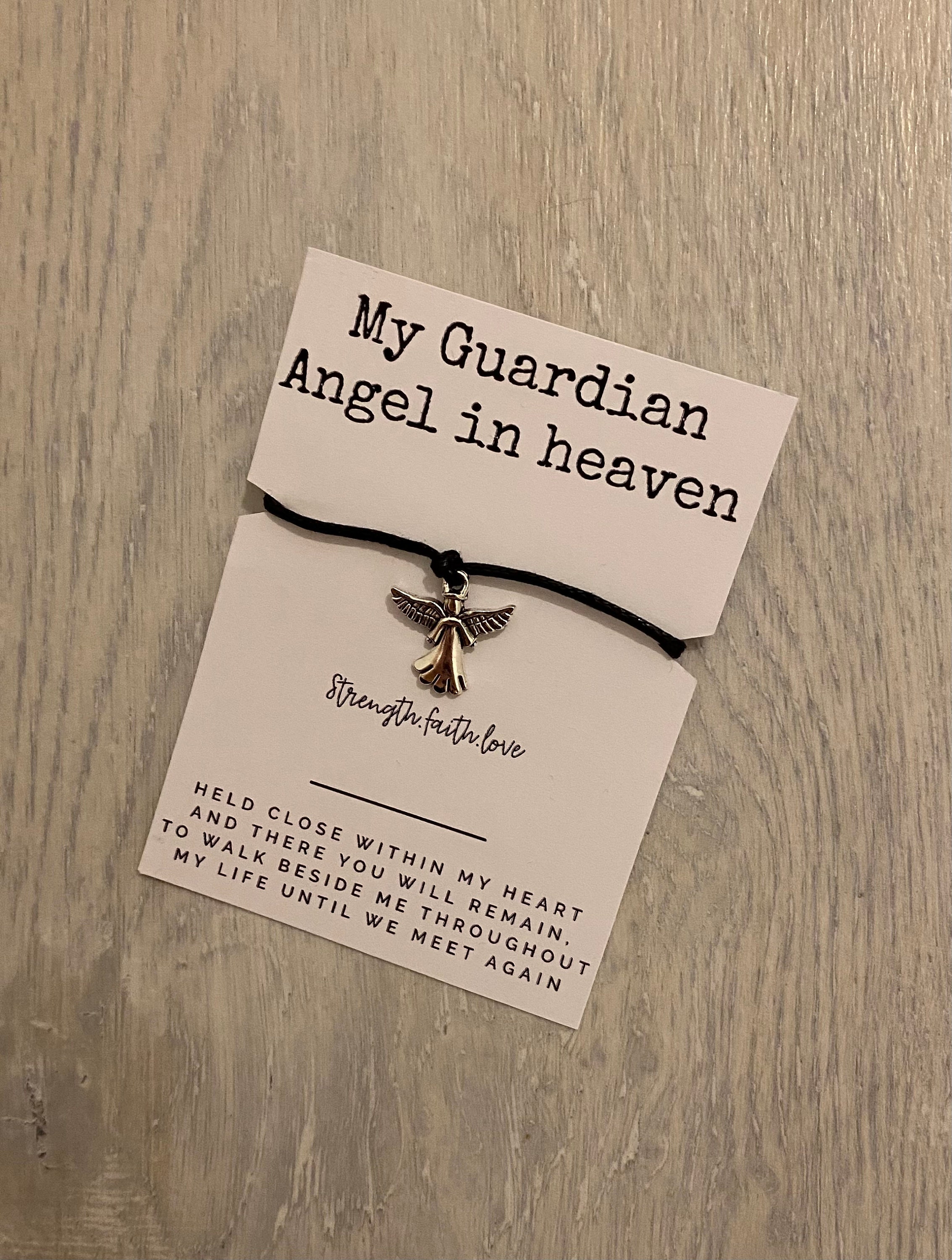Bracelet ange gardien beau cadeau commémoratif cadeau | Etsy Bracelet ange gardien beau cadeau commémoratif cadeau | Etsy