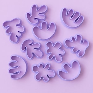 Organic Blob Polymer Clay Cutters, 3D Printed Jewelry Tool