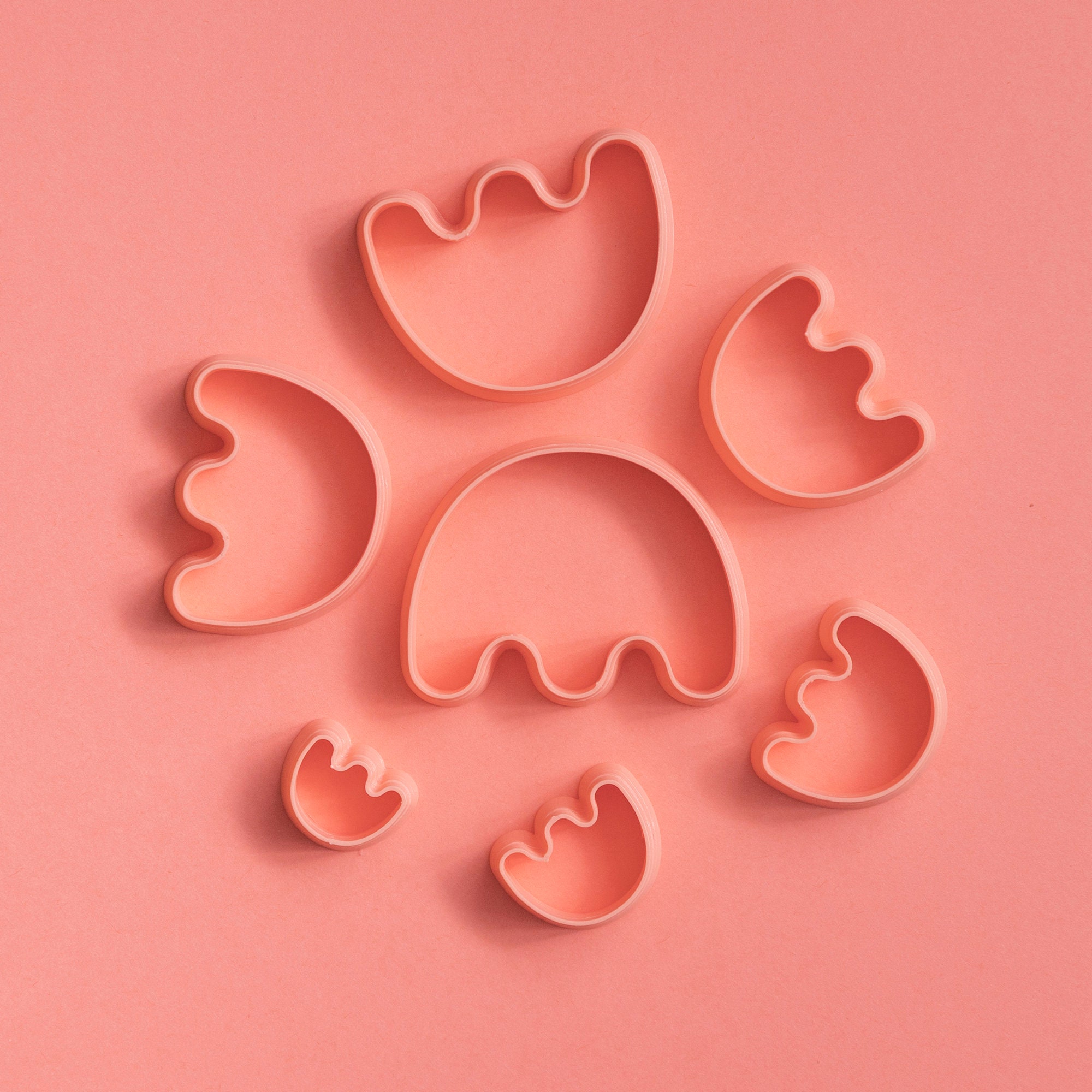 Polymer clay cutters set earring cutters jewelry cutters craft clay shape cutters polymer clay tools 3d printed cookie cutters