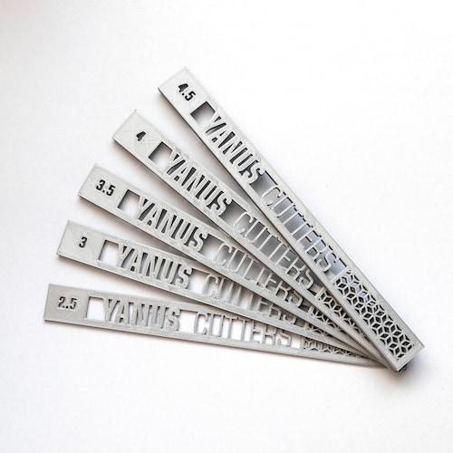 Polymer Clay Depth Guides 3D Printed Clay Rolling Guide Clay Etsy